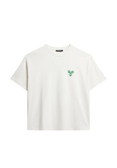J.LINDEBERG Apdrukāts T-krekls - cloud white