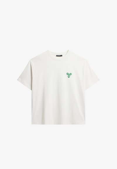 J.LINDEBERG Trükipildiga T-särk - cloud white