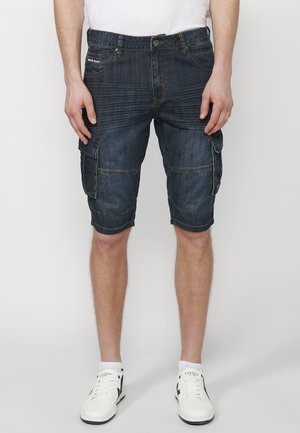 Jeans Shorts - azul osc dark blue