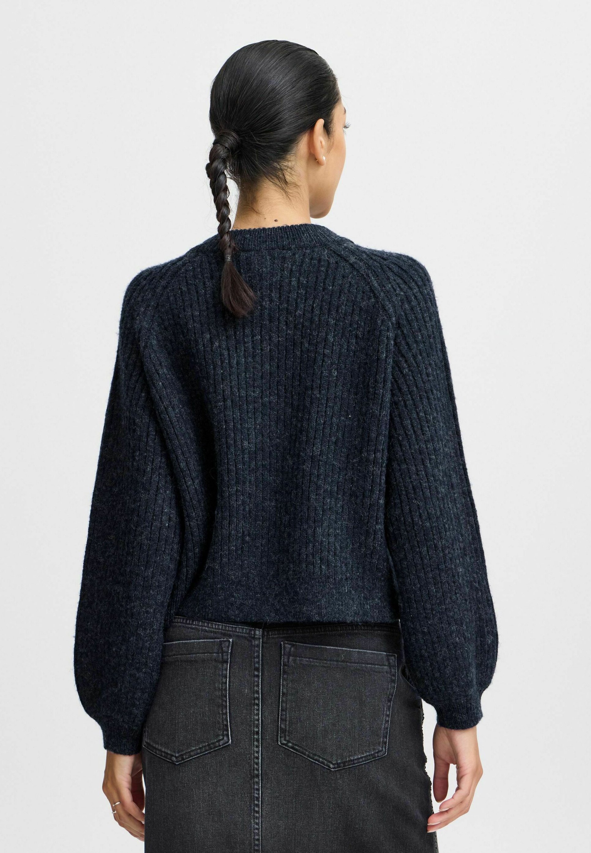 売れ筋商品|||ビーヤング ニット&セーター レディース アウター BYNELLO - Cardigan - navy blazer melange BYNELLO Cardigan in navy blazer melange colour | b.young