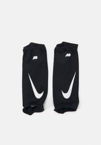 Nike Performance MERCURIAL FLYLITE SUPERLOCK - Podložky pod holeň - black/metalic gold coin