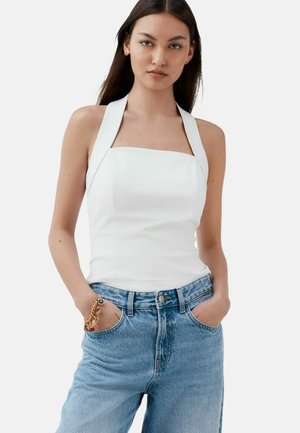 HALTER NECK - Linne - white