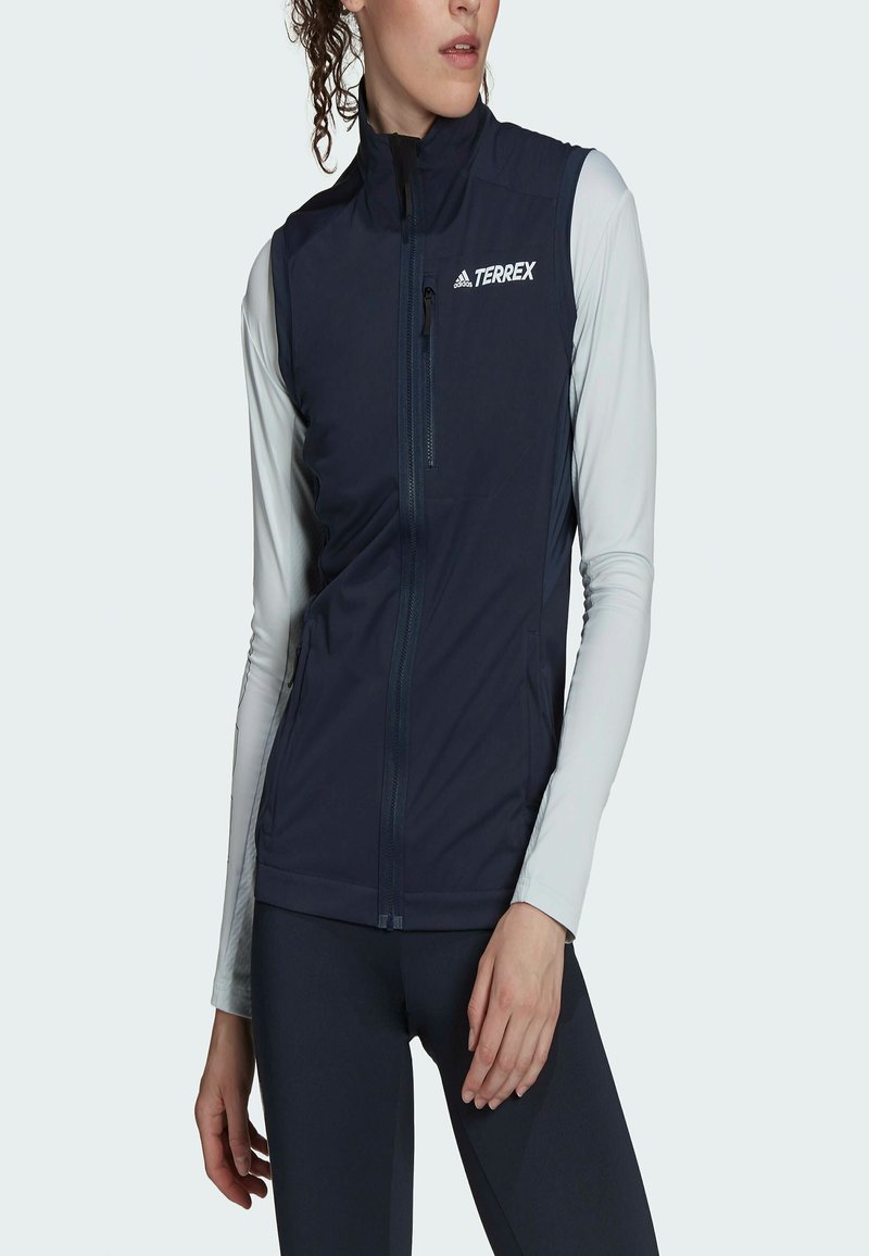 adidas weste damen blau