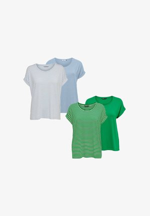 ONLY, MOSTER 4 PACK - T-shirt print - cashmere jolly green