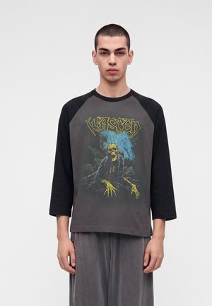 Wasted Paris, TOMB BASEBALL TEE UNISEX - Блуза с дълги ръкави - old black/black
