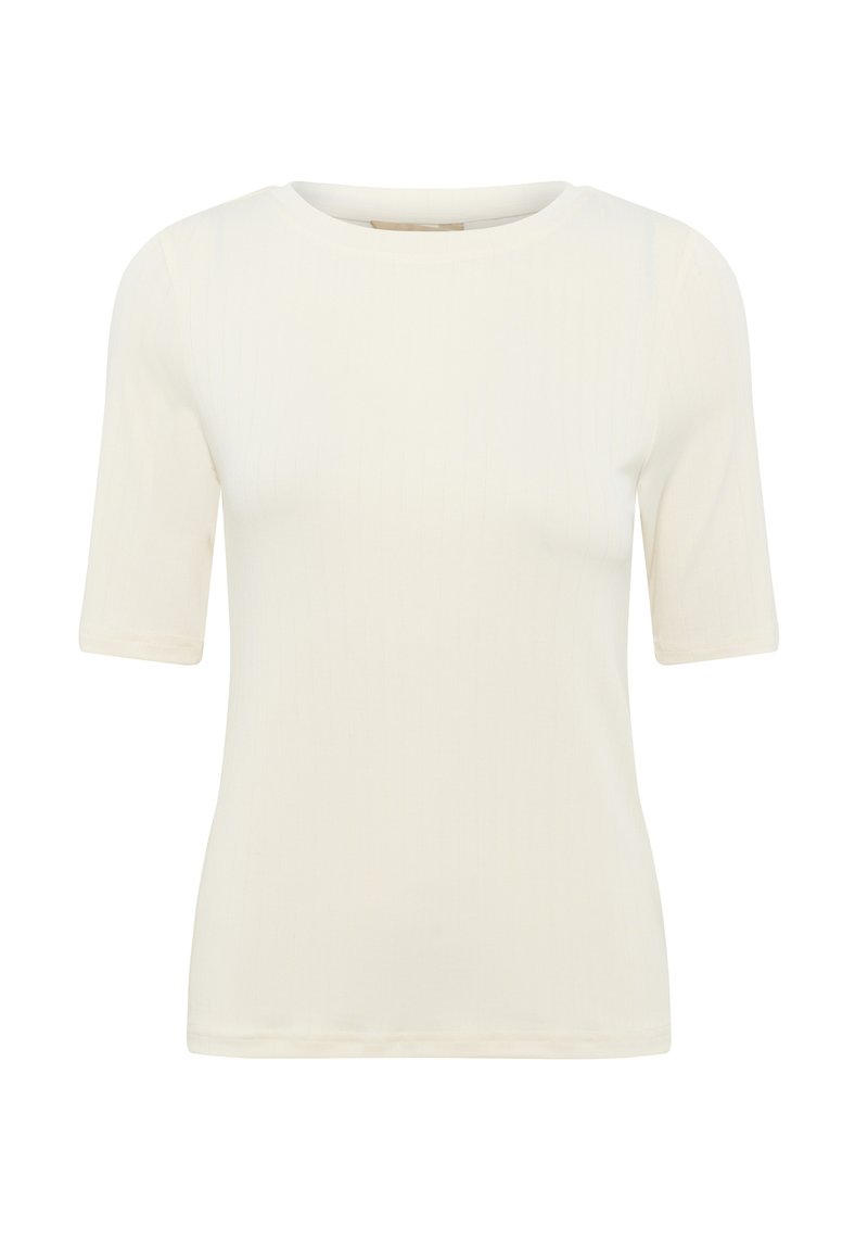 culture T-shirt basic crème