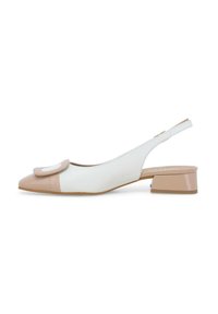 Melluso DÉCOLLETÉ - Ballerine sling - bianco e nude