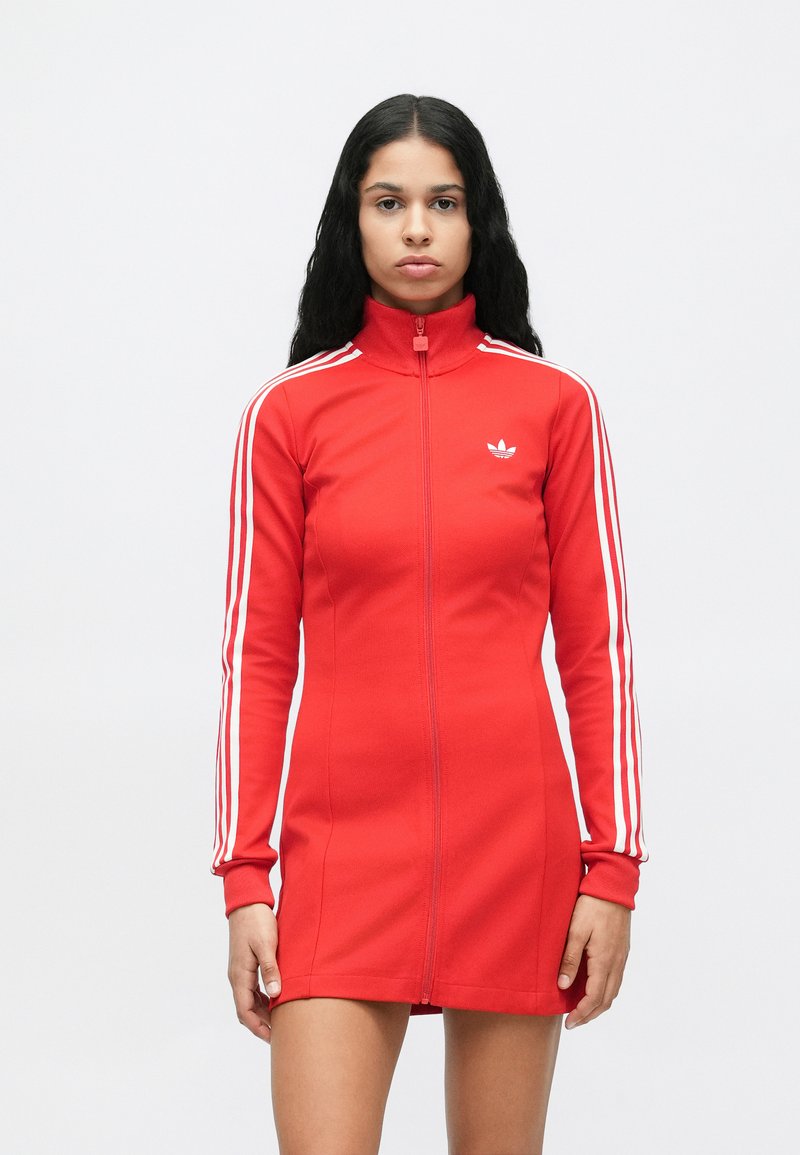 adidas Originals DRESS - Day dress - better scarlet/white/red - Zalando