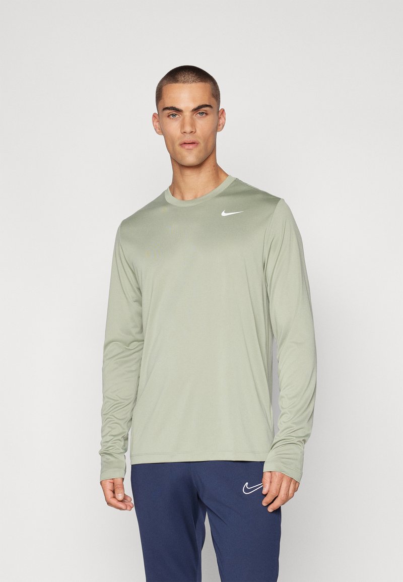 Nike Performance TEE RESET - Langarmshirt - jade horizon/white