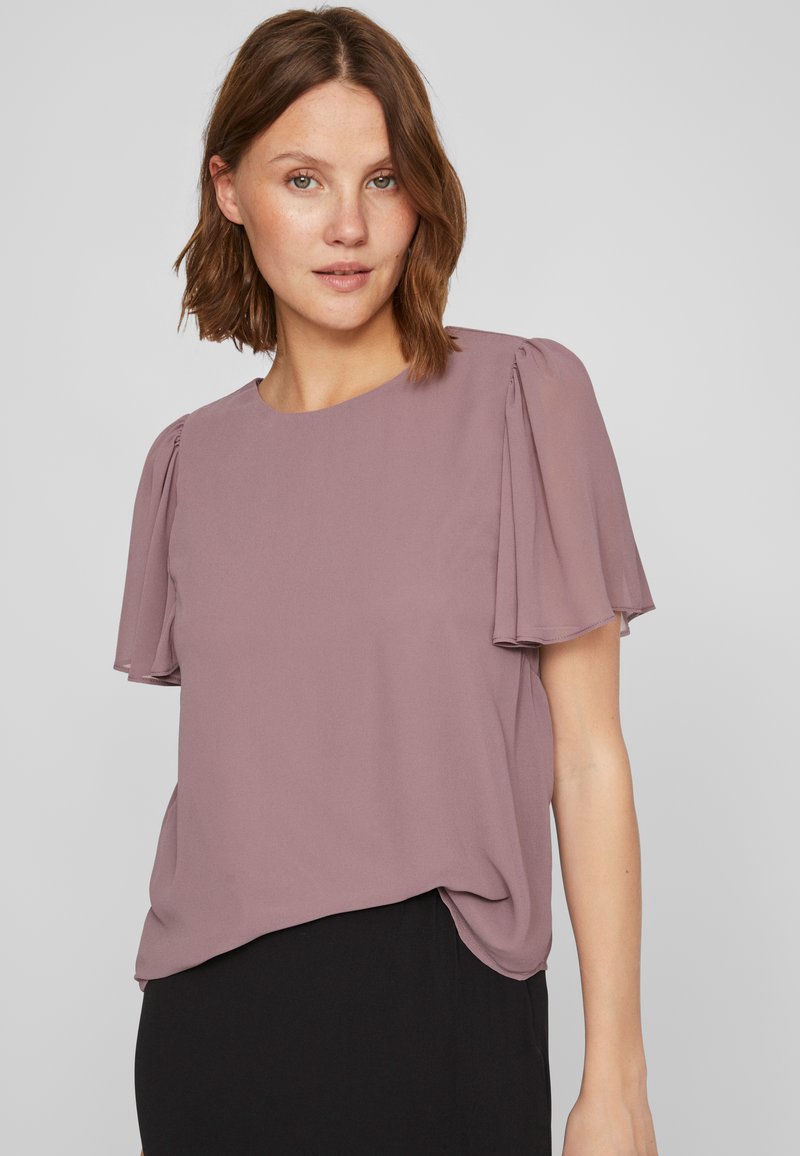 VILA VIMICADA O NECK - Blouse - dusty rose