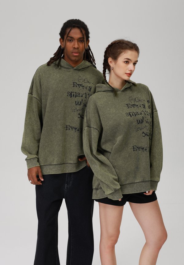 UNISEX - Hoodie - olive4