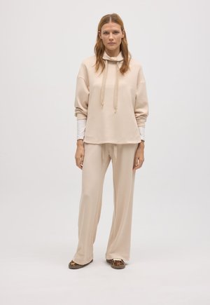 CON CUELLO FLUIDA MARFIL - Sudadera - beige