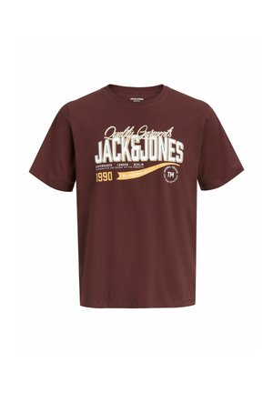 Jack & Jones, T-SHIRT T-SHIRT - Tričko s potlačou - bitter chocolate