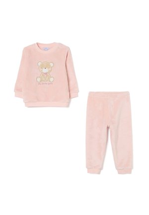 WITH TEDDY BEAR PRINT, REGULAR FIT SET - Pyjama - light pink