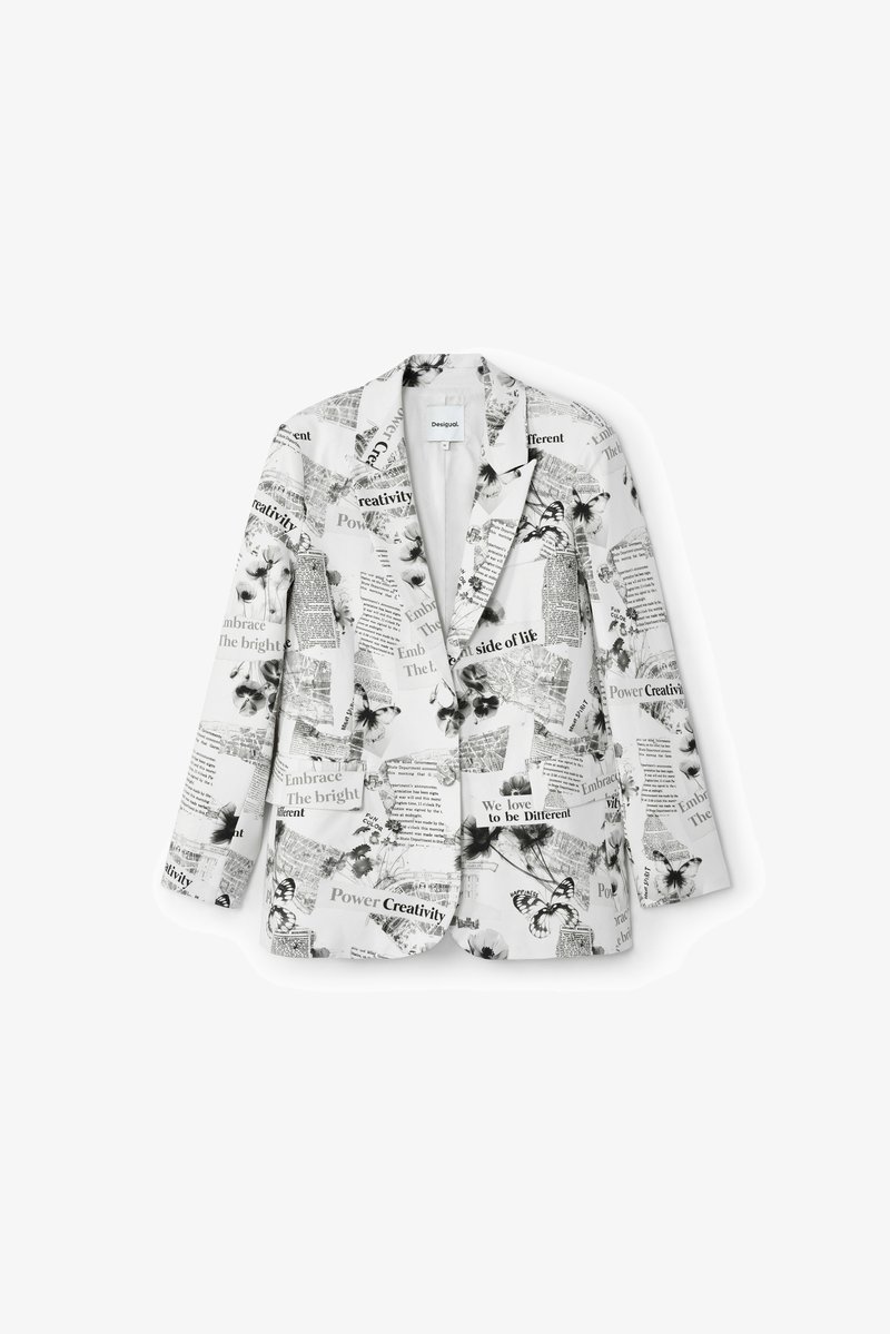 Desigual AME BRATISLAVA - Blazer - white