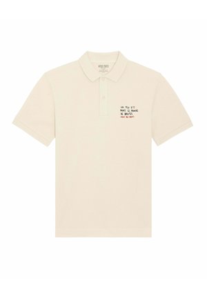 BRUTE EMBROIDERY UNISEX CLASSIC - Polo - white denim