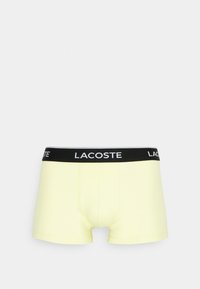 Lacoste 3 PACK - Chiloți boxer - jaune fluo/bleu/noir