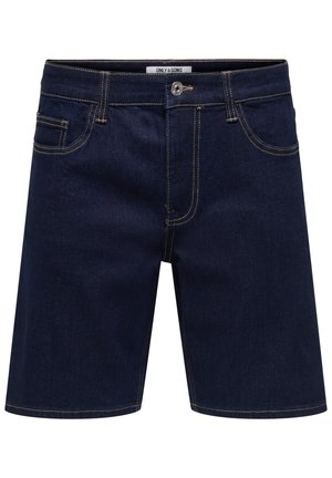 Only & Sons, ONSWEFT - Denim shorts - dark blue denim