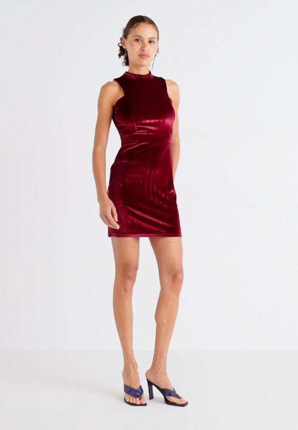 ASYMMETRIC MINI - Cocktail dress / Party dress - wine4
