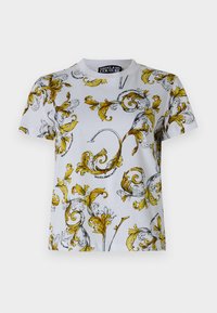 T-shirts med print - white/gold