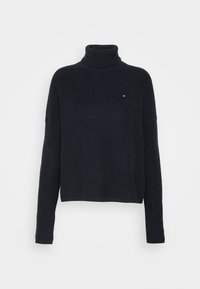 Tommy Hilfiger STITCH FUNNEL-NK - Maglione - desert sky