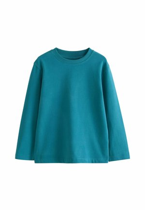 Next, REGULAR FIT - COSY LONG SLEEVE T-SHIRT - Long sleeved top - teal blue