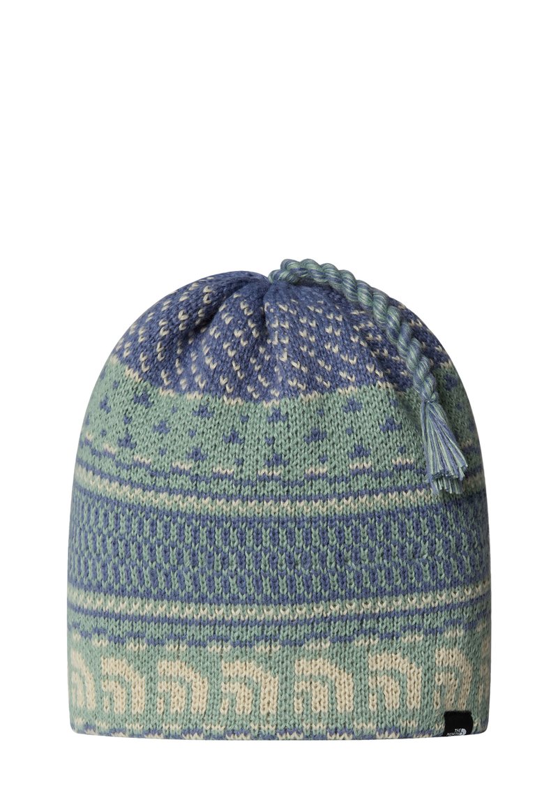 The North Face CABIN SKI TUKE - Mütze - slate moss jacquard tas/blau ...
