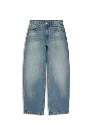 Bershka, LOW-RISE BARREL - JEANS - Baggy jeans - dark blue