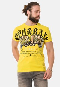 Cipo & Baxx T-Shirt print - yellow