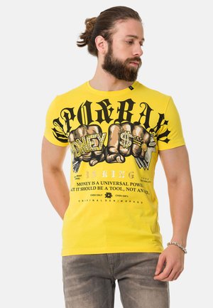 Cipo & Baxx T-Shirt print - yellow