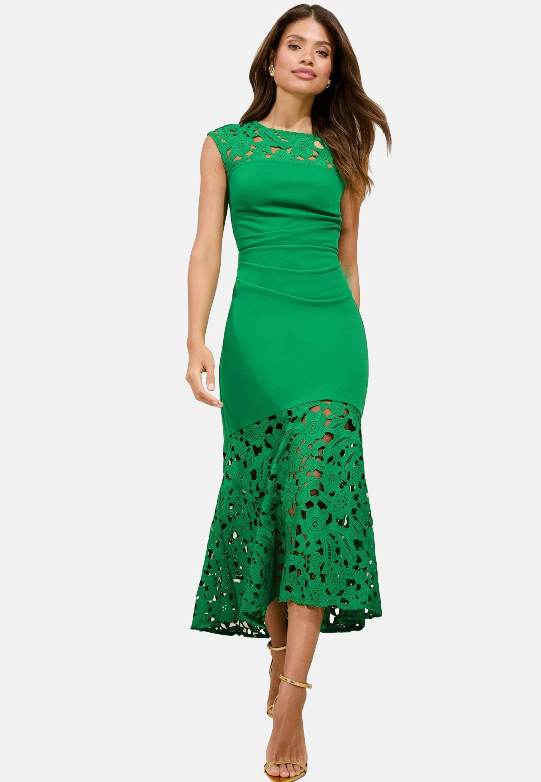 Aesthetic Mint Dress Buy Lipsy Mint Green Petite Lace Hem Fit And Flare  Midaxi Dress From