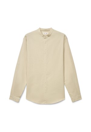 COLLO COREANA MISTO - Camicia - beige chiaro