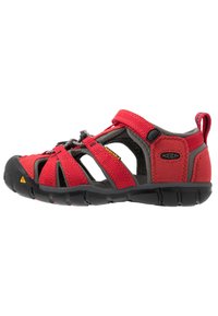 Keen SEACAMP II CNX - Trekkingsandale - racing red/gargoyle