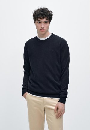 CREW NECK - Maglione - dark blue