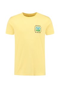 Trükipildiga T-särk - spring yellow