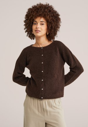 WE Fashion Vesta na kopčanje - brown