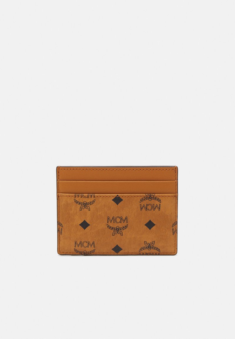 MCM - AREN VISETOS CARD CASE UNISEX - Pénztárca - cognac, Nagyítás