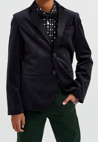 WE Fashion SLIM FIT - Kostymkavaj - black
