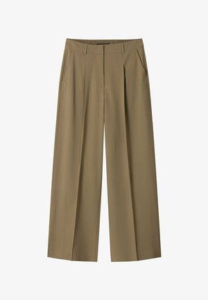 Luisa Cerano, LUISA CERANO CANVAS-WIDELEG-PANTS - Trousers - salbei