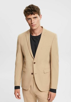 WAFFLE STRUCTURE MIX & MATCH - Blazer jacket - beige