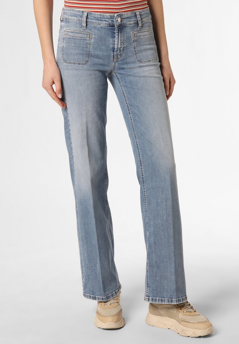 Cambio TESS Jean droit light stone/bleu marine ZALANDO.BE