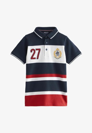Next COLOURBLOCK SHORT SLEEVES - Poloshirts - red blue