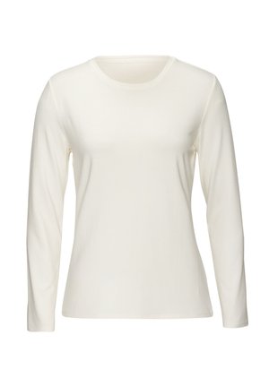 Top s dlhým rukávom - creme