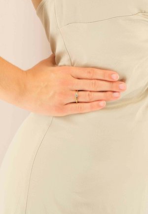 MUAU Schmuck, SOLITÄR GELBGOLD 750, BRILLANT 0.20CT. FASS - Bague - gelbgold