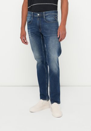 ANBASS - Blugi slim fit - dark blue