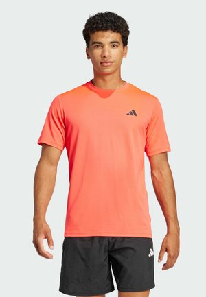 TRAIN ESSENTIALS - Camiseta deportiva - pure ruby   black