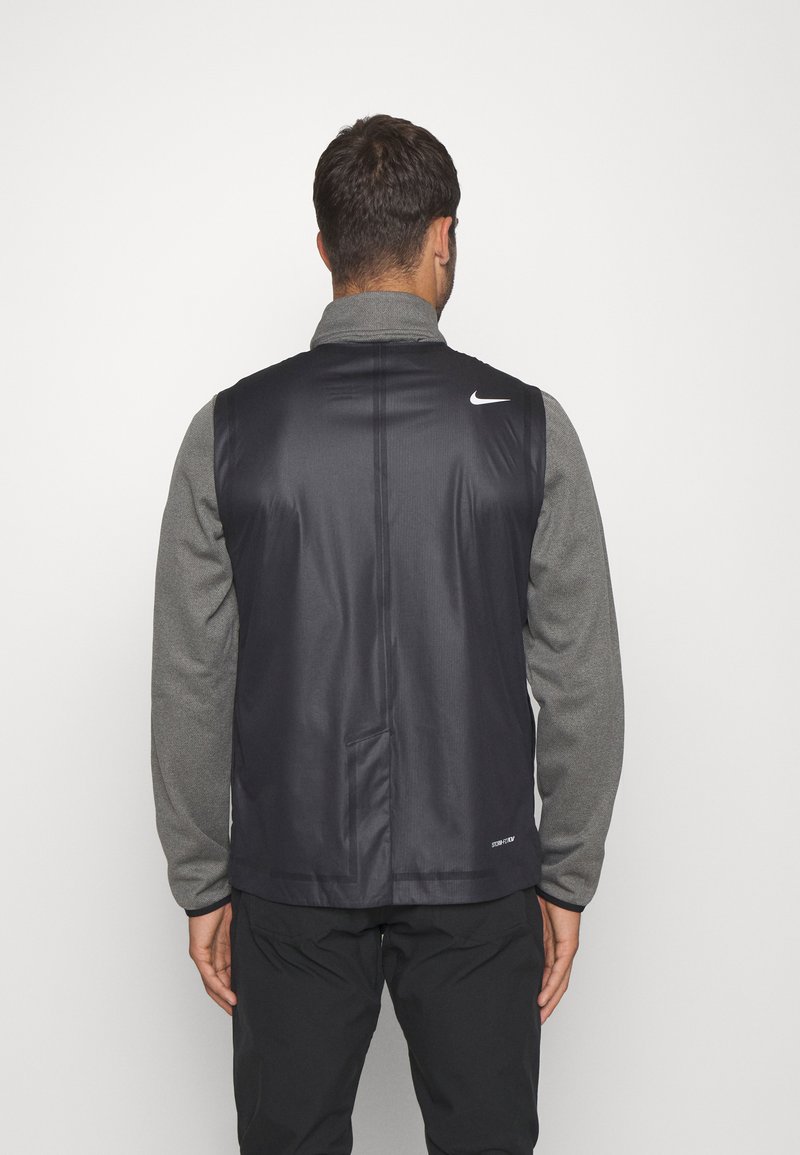 Nike Golf M NK SFADV VEST - Hardshellová bunda - black/black/anthracite/white