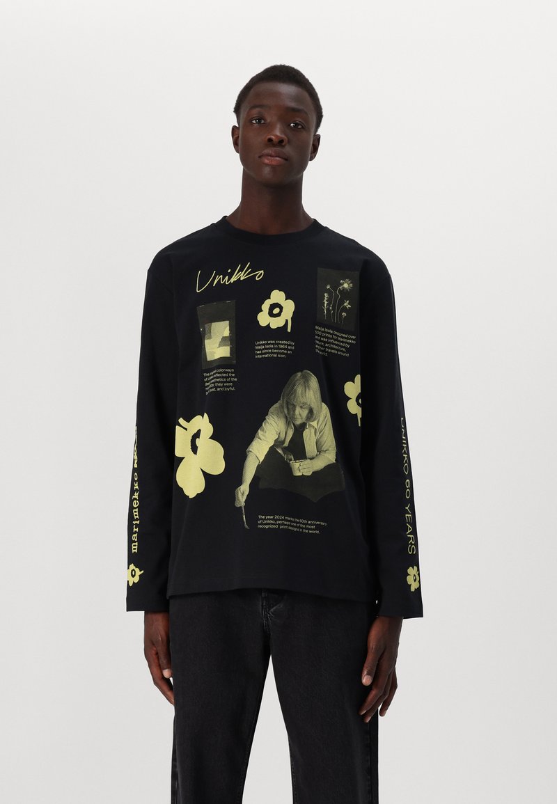 Marimekko BIITTI UNIKKO UNISEX - Topper langermet - black