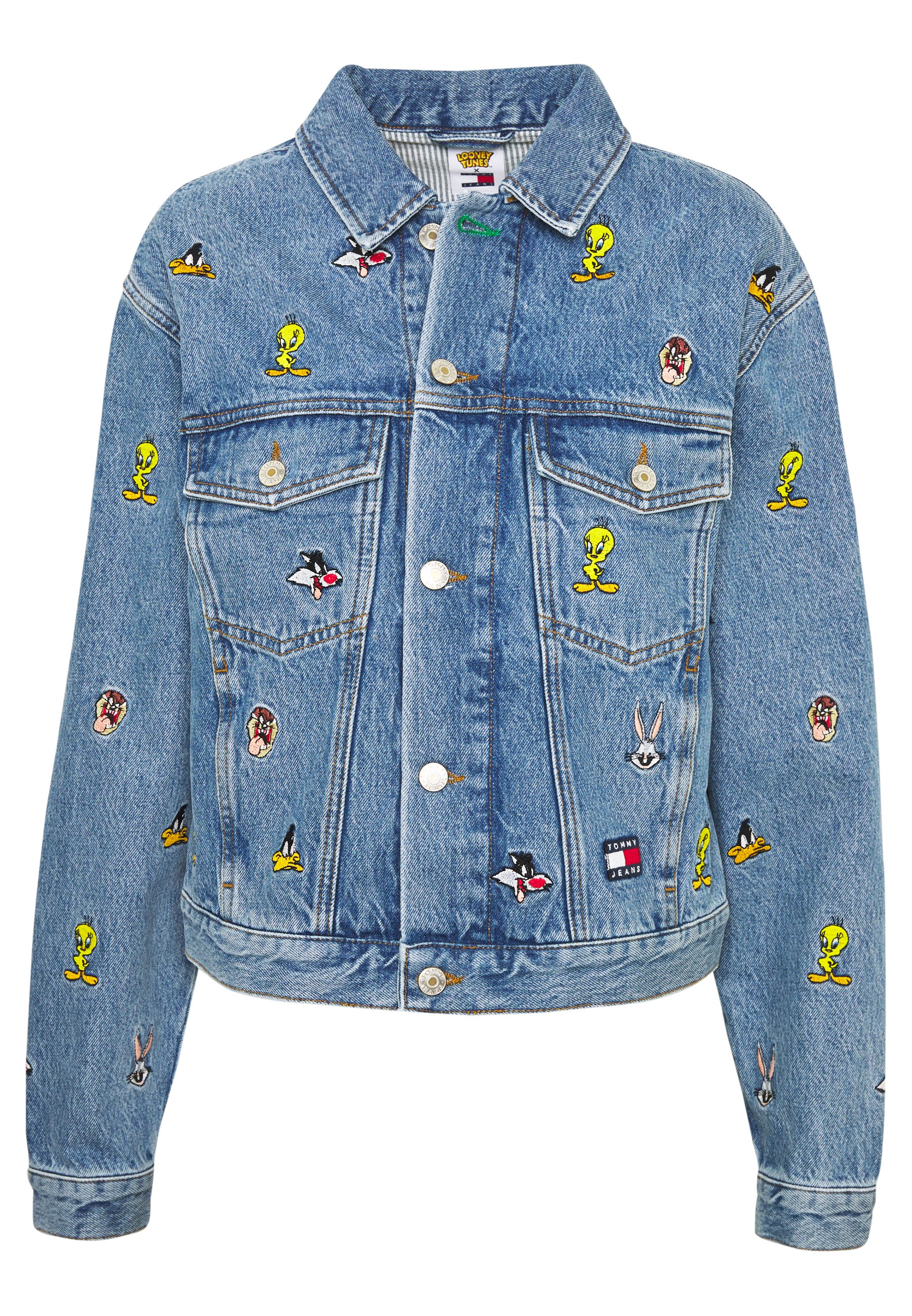 looney tunes jean jacket forever 21
