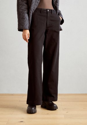 PANTS WOMAN - Wide Leg - black